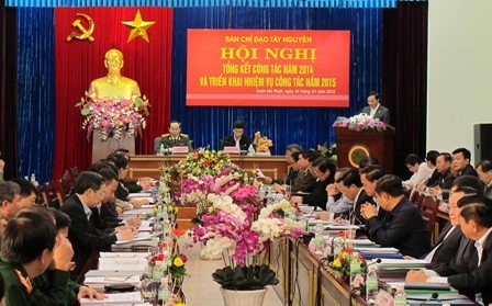 Le comité de pilotage du développement du Tây Nguyên déploie ses tâches de 2015 - ảnh 1